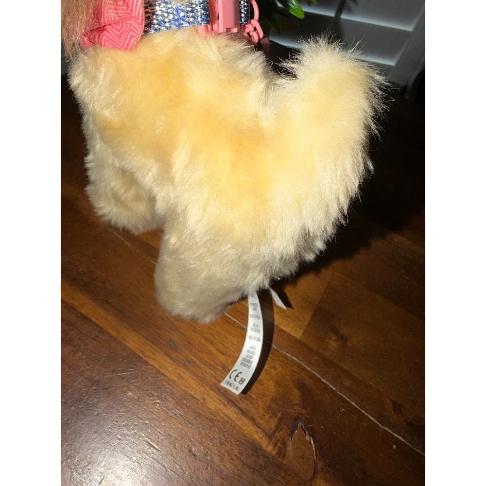 American Girl Truly Me Terrier Puppy Plush Dog Blue‎ Glitter Collar GYJ97er